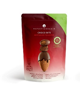 8007. Choco Bits Almonds in Milk Chocolate with Stevia