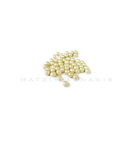 balls 5mm pearlescent ivoire