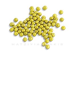 silver balls color yellow decoratives