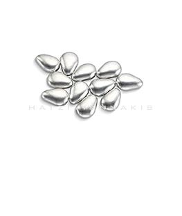 silver small almond shape